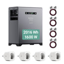 XORO SOLAR SPS 2155 Main - 4x XORO SOLAR SPP 16A2 Smart Plugs & Kabel