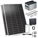 SUNSHARE 400 W Ray Lite Module Balkonkraftwerk Set mit SPS 1124 Stromspeicher, Smart Mikro-Wechselrichter und Halterung
