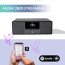 XORO HMT 600 V2 - Internetradio mit CD-Player, DAB/DAB+/FM Radio, WLAN, Bluetooth, Podcast, USB MP3 Mediaplayer, Spotify Connect, MP3-Streaming (UPnP), AUX IN, 2 x 10 Watt Lautsprecher (Stereo)