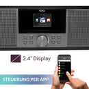 XORO HMT 600 V2 - Internetradio mit CD-Player, DAB/DAB+/FM Radio, WLAN, Bluetooth, Podcast, USB MP3 Mediaplayer, Spotify Connect, MP3-Streaming (UPnP), AUX IN, 2 x 10 Watt Lautsprecher (Stereo)