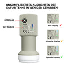 XORO MCA 38 HD Set: Hochwertiges HD Satelliten Set für gestochen scharfes Fernsehen und vielseitige Unterhaltungsoptionen - Das ideale Paket für Ihr TV-Erlebnis!