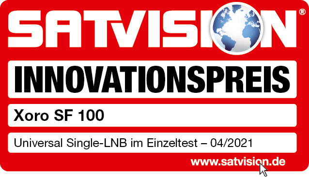 XORO SF 100 in der SATVISION ausgezeichnet