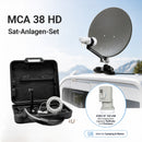 XORO MCA 38 SET – Camping Sat-Anlage mit LNB, Satfinder und Koffer