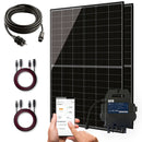 860 W Balkonkraftwerk Sunova Solar Panels + 800 W Mikro Wechselrichter & 2x DC Verbindungskabel