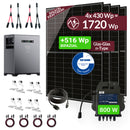 Main Bild Sunova Solar Panel mit SPS2155 und PVH 50 und Wechselrichter + Zubehör und Mobile