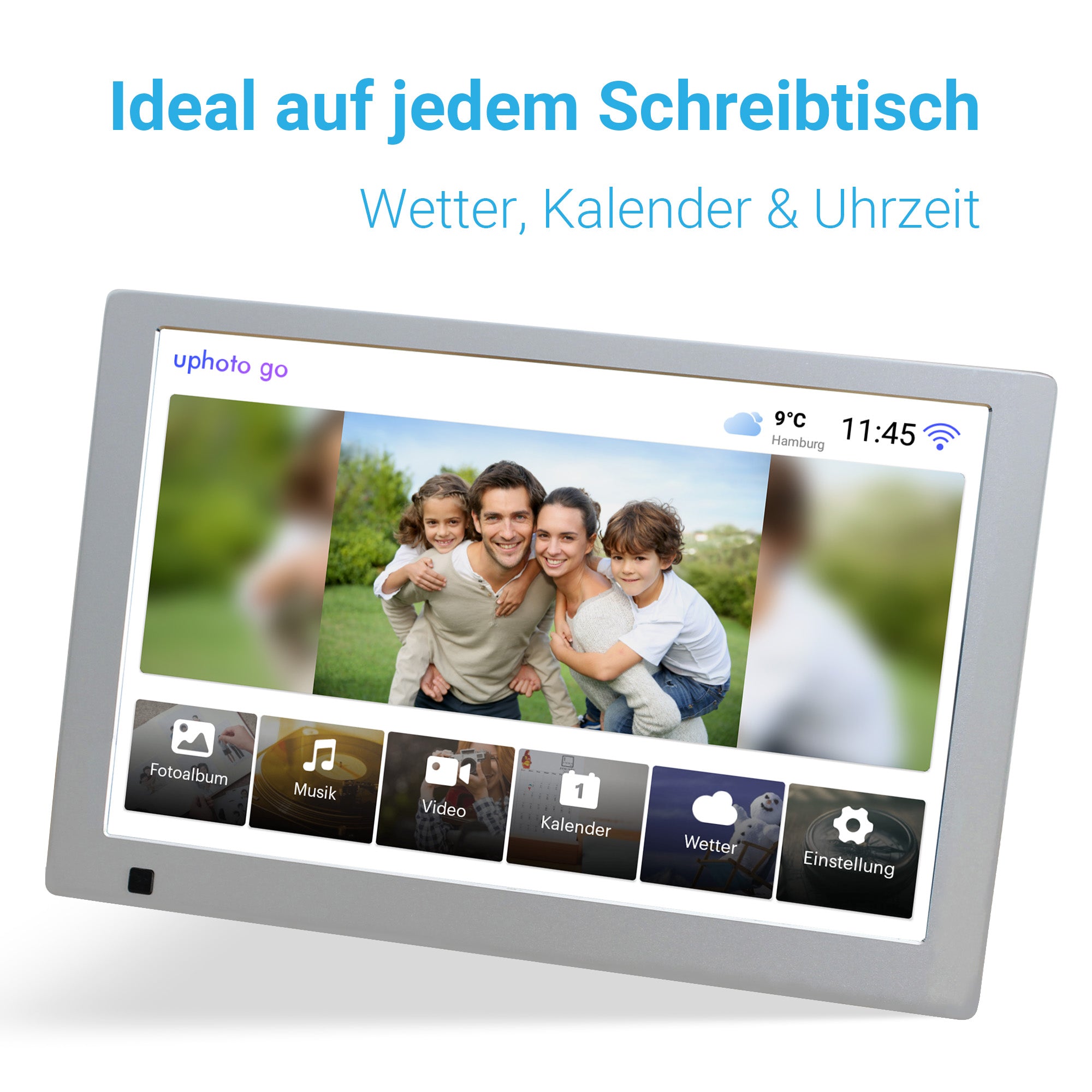 XORO CPF 10B1: Digitaler Bilderrahmen mit großem Bildschirm für unterhaltsame Momente überall und jederzeit!