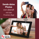 Fotos weltweit per Frameo App auf den XORO CPF 10C1 WLAN-Bilderrahmen übertragen
