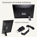 XORO CPF 10C1 digitaler Bilderrahmen mit Tischständer und Netzteil für horizontale und vertikale Aufstellung
