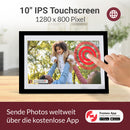 XORO CPF 10C1/C2 – WLAN Digitaler Bilderrahmen 10.1 Zoll, Frameo App, 16GB