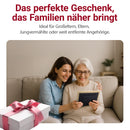 XORO CPF 11PF – 11" Digitaler WLAN Bilderrahmen in Buchenholz, 1920x1080 HD IPS Touchscreen, 32GB Speicher, Auto-Rotation & Sofort-Foto-/Video-Sharing