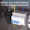 Marstek CT002 Smart Meter Einbau Sicherungskasten