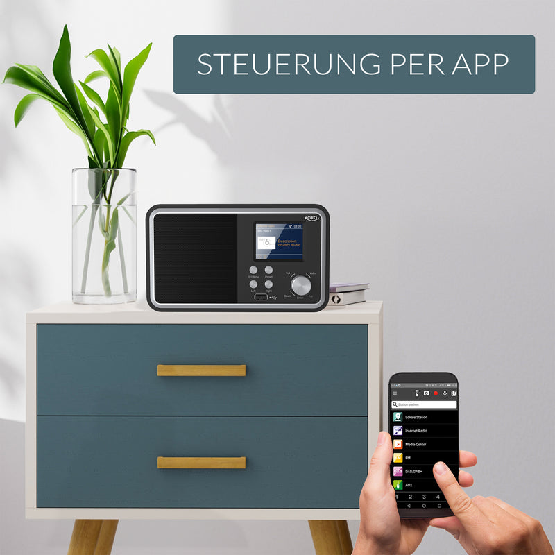 XORO DAB 300 IR: Vielseitige und leistungsstarke Internetradio mit DAB+ Empfang für erstklassiges Entertainment in Ihrem Zuhause!
