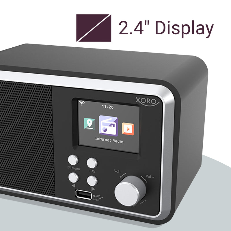 XORO DAB 300 IR: Vielseitige und leistungsstarke Internetradio mit DAB+ Empfang für erstklassiges Entertainment in Ihrem Zuhause!