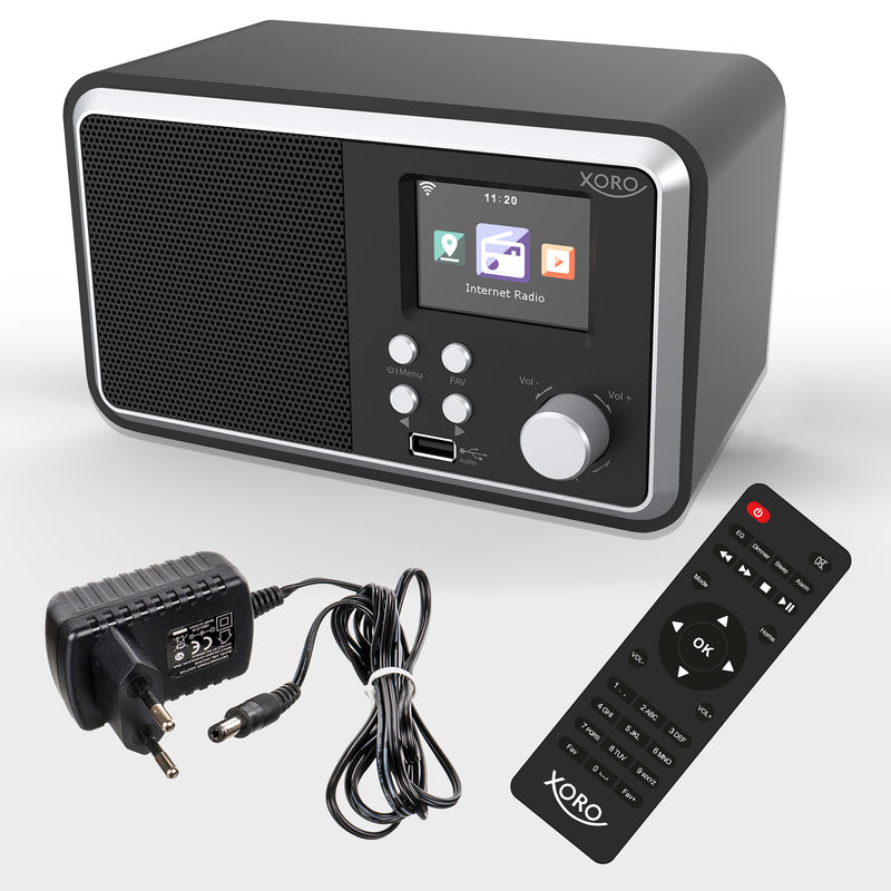 XORO DAB 300 IR: Vielseitige und leistungsstarke Internetradio mit DAB+ Empfang für erstklassiges Entertainment in Ihrem Zuhause!