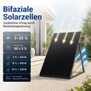 XORO SOLAR - Erweiterbares Plug & Play Balkonkraftwerk Set aus SPS 2155 und SPB 215X bis 4032 Wh Kapazität, 1720W Solarpanels, Wechselrichter & 5m Schutzkontaktkabel