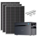 SUNSHARE Ray Lite 600W + 2 kWh Kapazität Balkonkraftwerk-Komplettset Glory Stromspeicher & Halterung – Modular erweiterbares Solarsystem