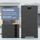Haier Energiespeichersystem erweiterbar bis 60 kWh mit Hybrid-Wechselrichter und Batteriemodulen