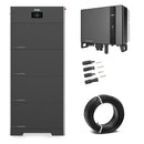 Komplettpaket von Haier mit 20 kWh Batterie, 10 kW Hybrid-Wechselrichter, 20 Steckverbindern und 50 m Solarkabel