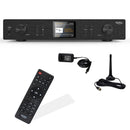 XORO HFT 440 Pro HiFi-Tuner mit Fernbedienung, Netzteil und DAB+/FM-Antenne