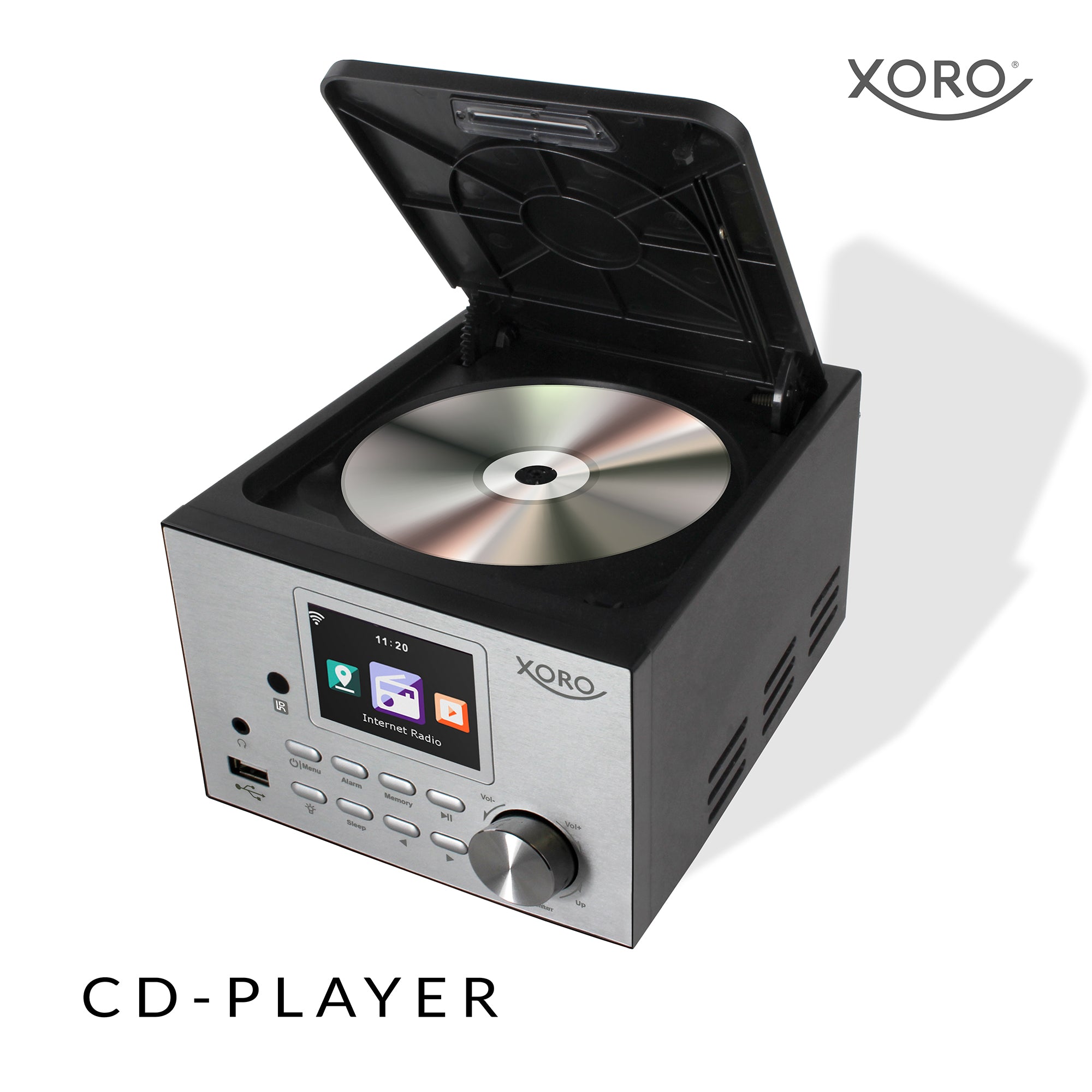 XORO HMT 500 PRO V2 - Mikro Stereoanlage (Internet-/DAB+/UKW-Radio, CD Player, Bluetooth, USB Mediaplayer, 2.4