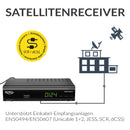 XORO HRS 2610 V3 DVB-S2 Receiver mit Unterstützung für Unicable, JESS und dCSS Einkabelsysteme