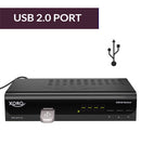 USB-2.0-Anschluss am XORO HRS 2610 V3 für Medienwiedergabe und Software-Updates
