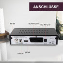 XORO HRS 2610 V3 HD-Receiver für digitales Satellitenfernsehen mit USB-Mediaplayer