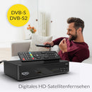 XORO HRS 8659 V2 HD DVB-S2 Satellitenreceiver mit HDMI, SCART, USB-Mediaplayer, Unicable 1+2 und 12V-Eingang
