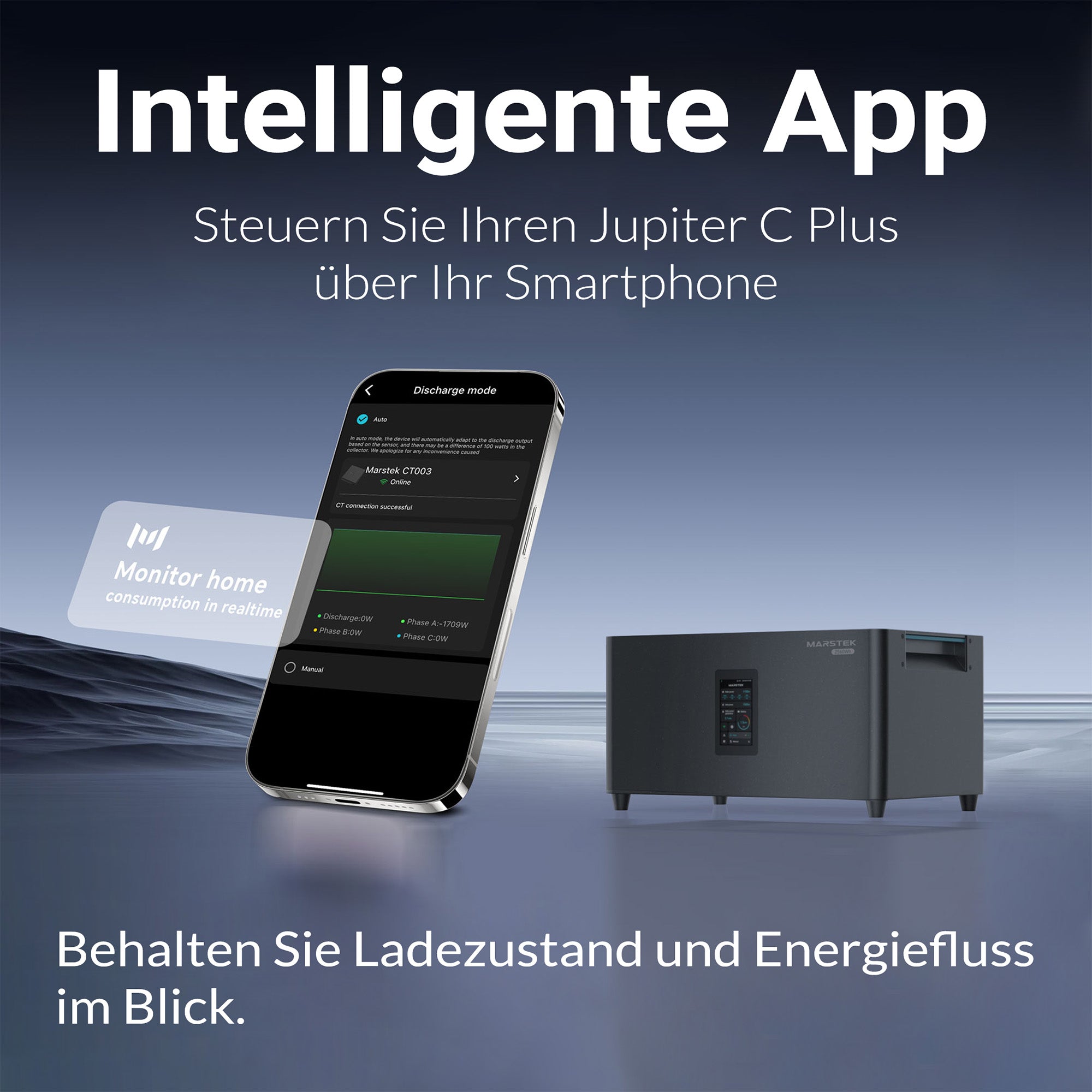 Marstek Jupiter C Plus Smartphone-Mobile App Steuerung