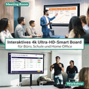 XORO MeetingPad 86" –  4K Smartboard mit Android 14, 48 MP Kamera, 8 Array-Mikrofone & HDMI/LAN