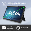 XORO MegaPAD 1333 Pro 2 mit integrierter 5 Megapixel Frontkamera für Videokonferenzen.