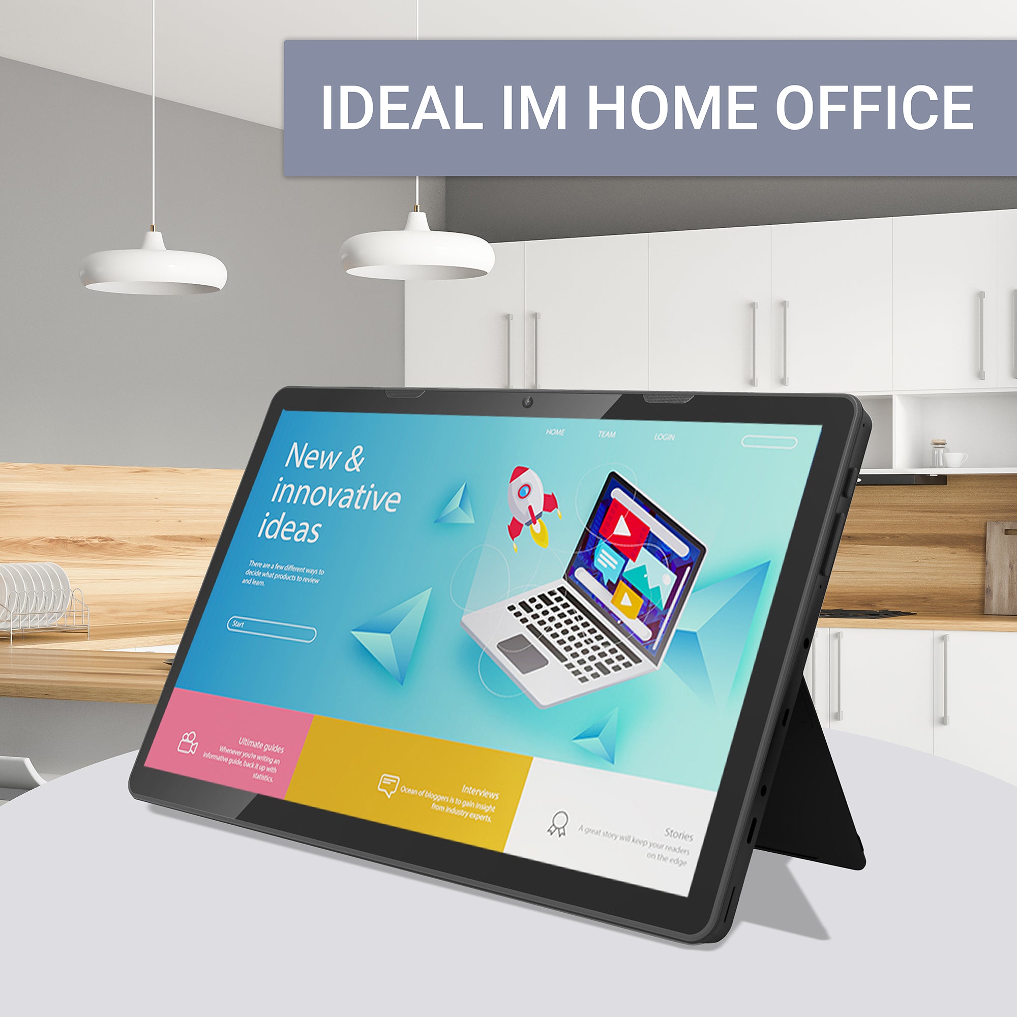 XORO MegaPAD 13.3 Zoll  1333 Pro Tablet-PC mit FullHD IPS Display, Android 13, 10.000 mAh Akku, 2.0GHz 64Bit OctaCore CPU, 6 GB RAM, 128 GB Flash, 5G WiFi, Bluetooth, Kartenleser, 5 MP Kamera, USB-C