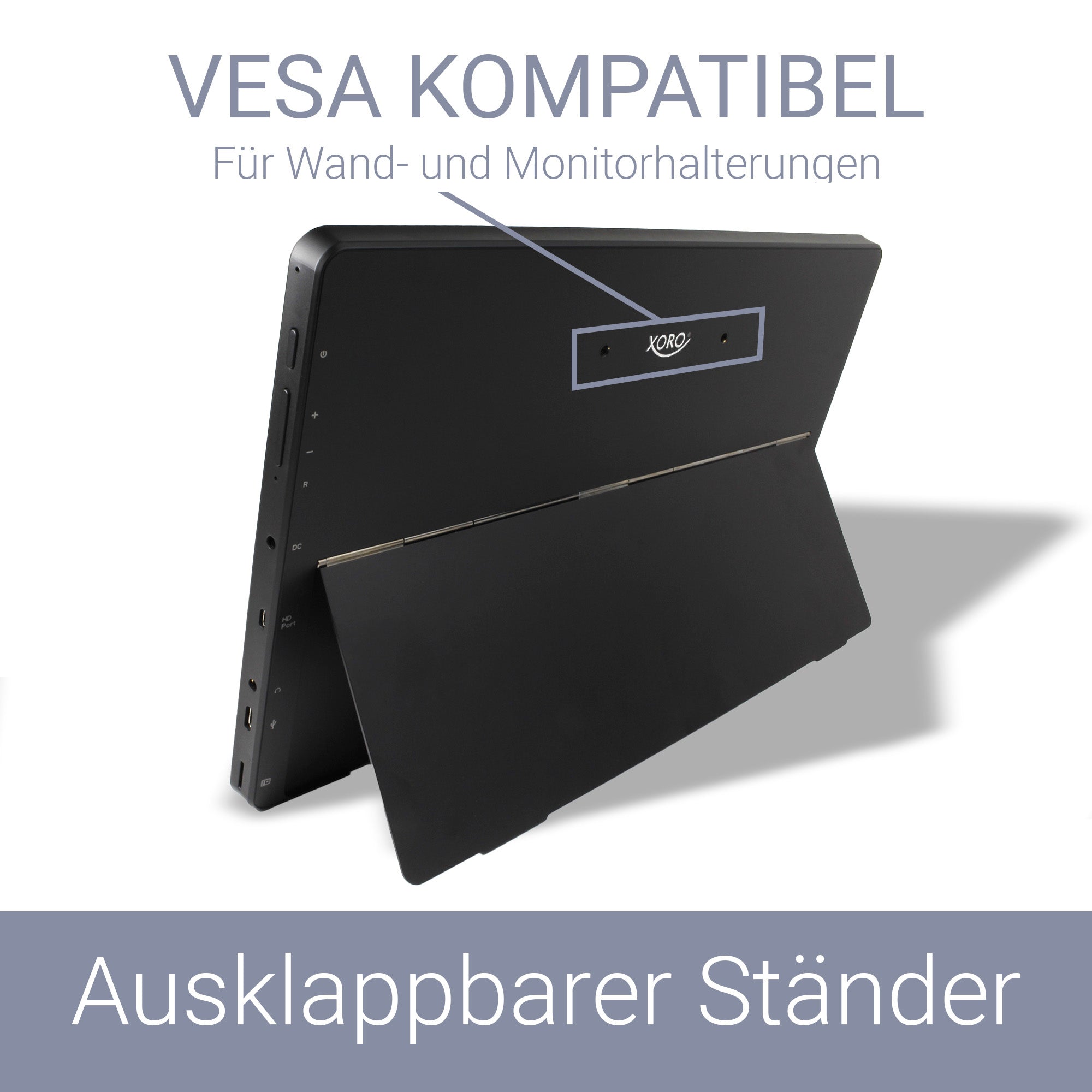 XORO MegaPAD 13.3 Zoll  1333 Pro Tablet-PC mit FullHD IPS Display, Android 13, 10.000 mAh Akku, 2.0GHz 64Bit OctaCore CPU, 6 GB RAM, 128 GB Flash, 5G WiFi, Bluetooth, Kartenleser, 5 MP Kamera, USB-C