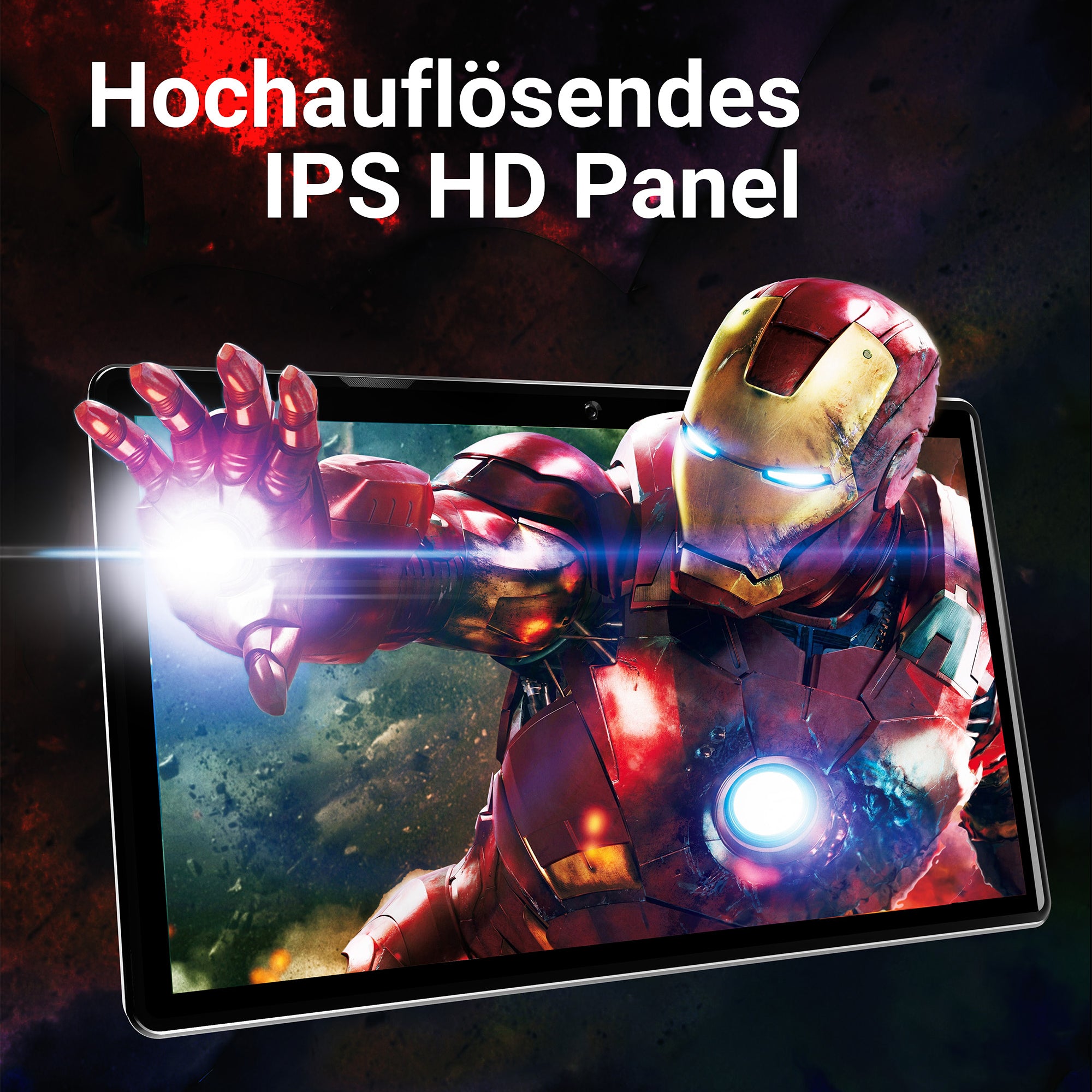 XORO MegaPAD 13.3 Zoll  1333 Pro Tablet-PC mit FullHD IPS Display, Android 13, 10.000 mAh Akku, 2.0GHz 64Bit OctaCore CPU, 6 GB RAM, 128 GB Flash, 5G WiFi, Bluetooth, Kartenleser, 5 MP Kamera, USB-C