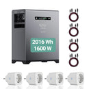 XORO SOLAR SPS 2155 Main - 4x XORO SOLAR SPP 16A2 Smart Plugs & Kabel