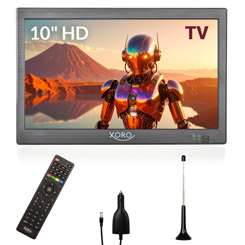 camping fernseher mit integriertem receiver XORO PTL 1015 V2: Tragbarer Fernseher mit großem Display für erstklassige  Unterhaltung unterwegs