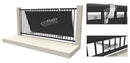 Balkonkraftwerk 1720W Komplettset mit 4 x 430W Bifalzial Module Glas-Glas der Marke Sunova Solar, Steckdose, APsystems Wechselrichter, 5 Meter Schutzkontakt-, 4 x 2 Meter DC-Kabel, 2 x Adapter Paar Y-Type 1 auf 2, PVH 50 Halterung