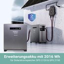 XORO SOLAR SPS 2155 Balkonkraftwerkspeicher mit SPB 215X Erweiterung, 4032 Wh, 16A2 Smart Plug, 4 kWh Gesamtleistung, LiFePO4 Akku, Dual MPPT 2x800W Eingang, 800W Ausgang für den Innen- und Außenbereich IP65, Plug & Play