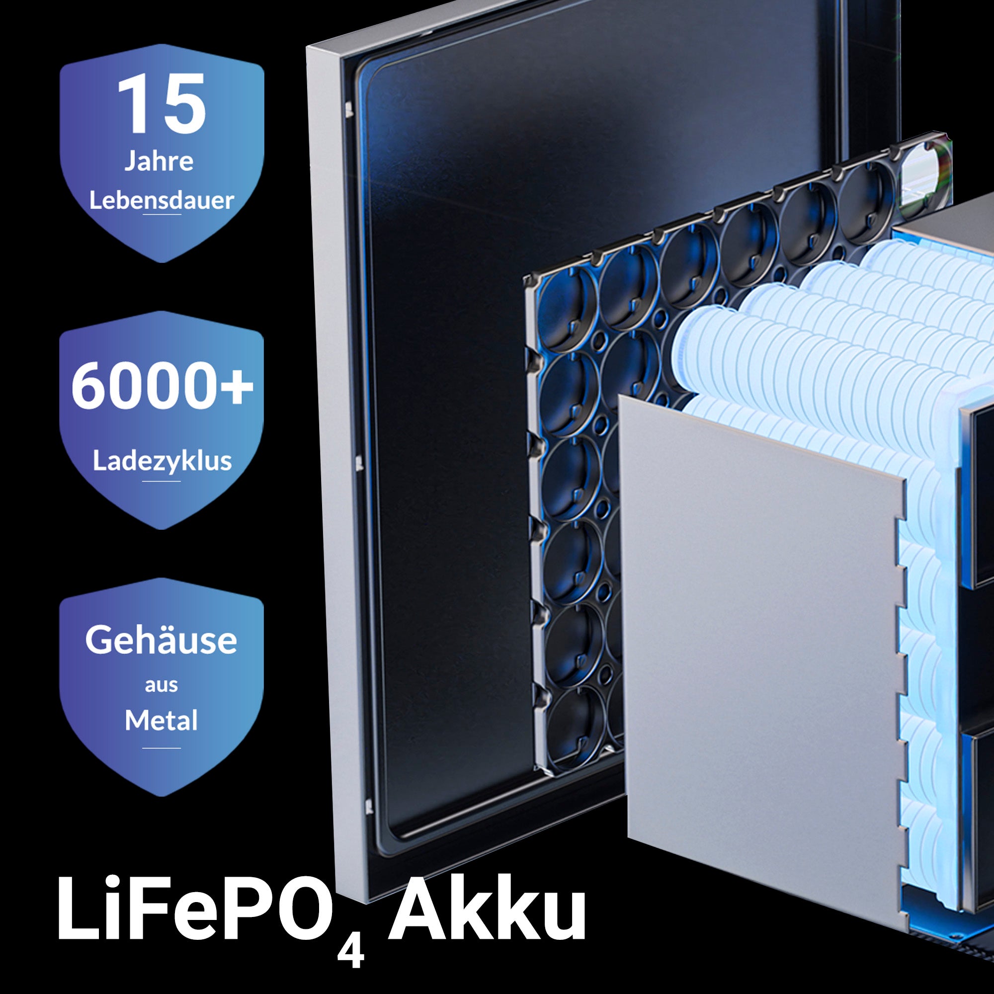 XORO SOLAR SPB 215X: 2016 Wh LiFePO₄ Erweiterungsakku für SPS 2155 Solarstromspeicher – Update Oktober 2025