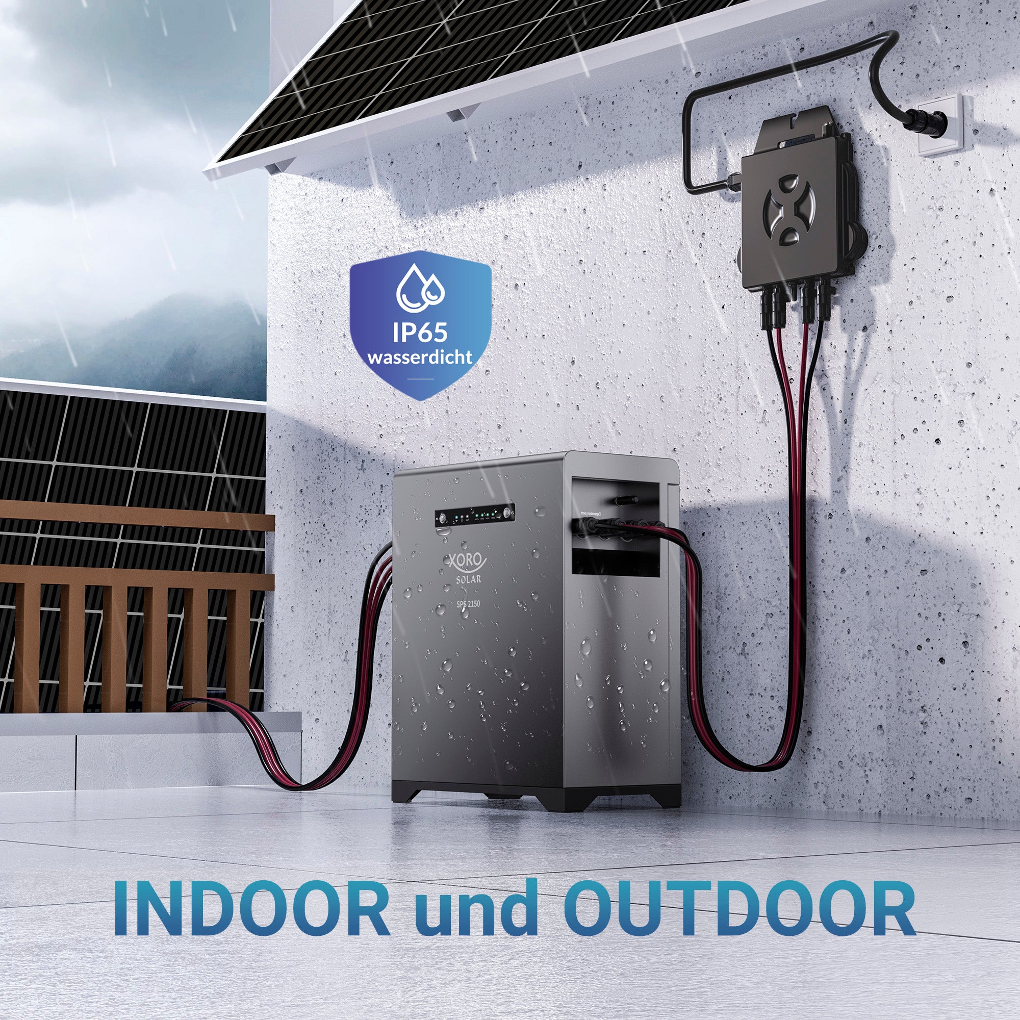 XORO SOLAR SPS 2155 IP65 Draußen und Drinnen