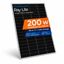 SUNSHARE Ray Lite 200W Solarmodul – Silberrahmen, hocheffizient, optional PV-MC4 Adapterkabel