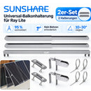SUNSHARE Universelle Balkonhalterung 2er-Set für Ray Lite Module