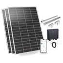 SUNSHARE 600 W Ray Lite Module Balkonkraftwerk Set mit Smart Mikro-Wechselrichter und Halterung