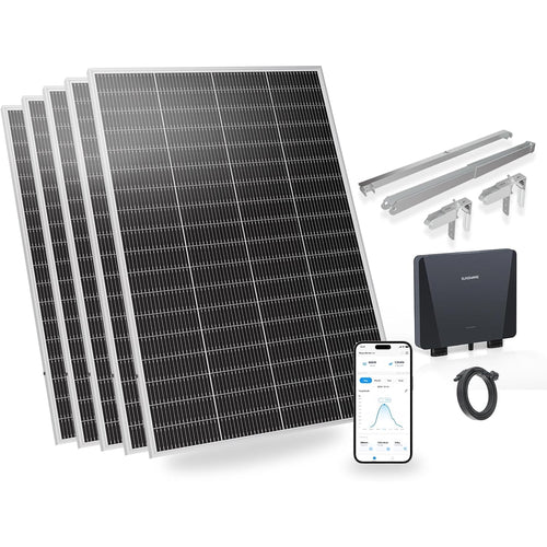 SKU: STL100110 - Ray Lite 1000 W Balkonkraftwerk mit Halterung