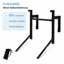 SUNSHARE Beton-Balkonhalterung für Ray 200 W Module