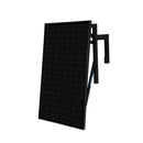 SUNSHARE Ray 200 W Solarpanel mit schwarzer Balkonhalterung für Betonbrüstungen