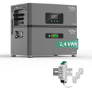 XORO SOLAR ATLAS-D PLUS 2,4 kWh Hybrid Speicher + Pro 3EM, EcoTracker