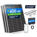 SUNSHARE Ray Lite Balkonkraftwerk bis 1200W Solar Module + Halterung, leicht & platzsparend