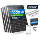 SUNSHARE Ray Lite Balkonkraftwerk bis 1200W Solar Module + Halterung, leicht & platzsparend
