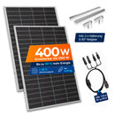 SUNSHARE Ray Lite 400 W Balkonkraftwerk-Set mit MC4-Adapterkabel und Universalhalterung